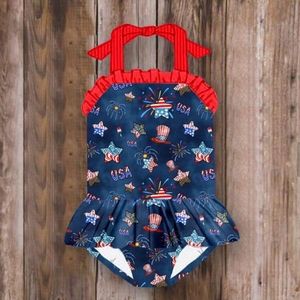 NEW USA ONE PIECE BATHING SUIT